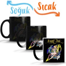 Baskı Dükkanı Fairy Tail Lucy Heartfilia Anime Manga Sihirli Kupa Bardak Porselen