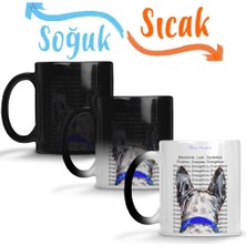 Baskı Dükkanı Blue Heeler Pug Köpek Sihirli Kupa Bardak Porselen