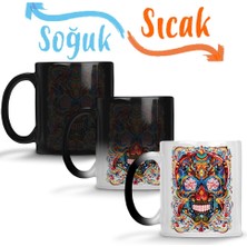 Baskı Dükkanı Amexicana Skul Sihirli Kupa Bardak Porselen