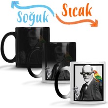 Baskı Dükkanı Freud Mito Sihirli Kupa Bardak Porselen