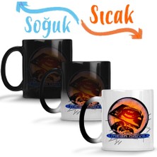 Baskı Dükkanı Mega Drive 16 Bit Sihirli Kupa Bardak Porselen