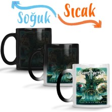 Baskı Dükkanı Sonata Artica The Ninth Hour Sihirli Kupa Bardak Porselen