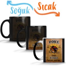 Baskı Dükkanı Poke Rodeo Sihirli Kupa Bardak Porselen