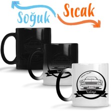 Baskı Dükkanı Vintage Opala Sihirli Kupa Bardak Porselen