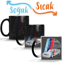Baskı Dükkanı Bmw M3 E30 Dtm Sihirli Kupa Bardak Porselen