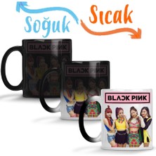 Baskı Dükkanı Blackpink 14 Sihirli Kupa Bardak Porselen