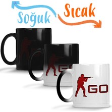 Baskı Dükkanı Csgo Counter Strike Sihirli Kupa Bardak Porselen