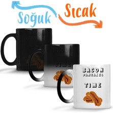 Baskı Dükkanı Adventure Time Bacon Pancakes 01 Sihirli Kupa Bardak Porselen