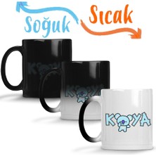 Baskı Dükkanı BT21 Koya Bts Sihirli Kupa Bardak Porselen