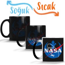 Baskı Dükkanı Rogue Nasa Sihirli Kupa Bardak Porselen