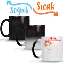 Baskı Dükkanı Bts Jimin Sihirli Kupa Bardak Porselen