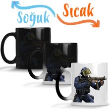 Baskı Dükkanı Csgo Counter Strike 02 Sihirli Kupa Bardak Porselen