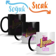 Baskı Dükkanı Soy Luna En Vivo Sihirli Kupa Bardak Porselen