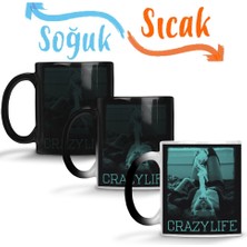 Baskı Dükkanı Crazy Life Sihirli Kupa Bardak Porselen