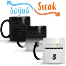 Baskı Dükkanı Free Fire Granade Sihirli Kupa Bardak Porselen