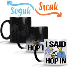 Baskı Dükkanı Mr Burns The Spruce Moose Sihirli Kupa Bardak Porselen