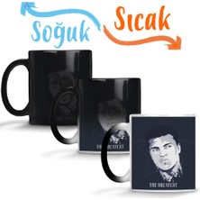 Baskı Dükkanı Muhammed Ali Boks Sihirli Kupa Bardak Porselen