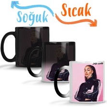 Baskı Dükkanı Jorja Smith Pink Sihirli Kupa Bardak Porselen