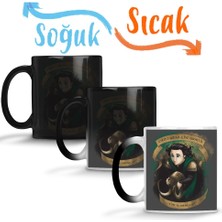 Baskı Dükkanı Loki Of Asgard Sihirli Kupa Bardak Porselen