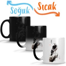 Baskı Dükkanı Hawk Watches Sihirli Kupa Bardak Porselen