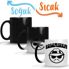 Baskı Dükkanı Lowrider Sihirli Kupa Bardak Porselen