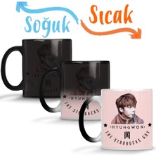 Baskı Dükkanı Hyungwon The Starbucks Sihirli Kupa Bardak Porselen