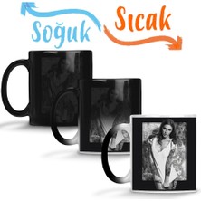 Baskı Dükkanı Tattoo Girl Sihirli Kupa Bardak Porselen