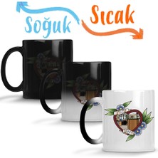 Baskı Dükkanı The Office Sihirli Kupa Bardak Porselen