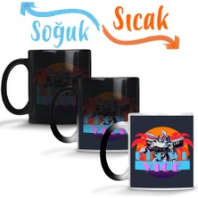 Baskı Dükkanı Transformers Prowl Vice Sihirli Kupa Bardak Porselen