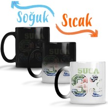 Baskı Dükkanı Bts Suga Sihirli Kupa Bardak Porselen