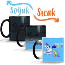 Baskı Dükkanı Unicorn 03 Sihirli Kupa Bardak Porselen