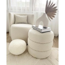 Hoom Concept Relax Teddy Berjer + Puf Takimi Set