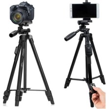 Asfal Profesyonel Tripod Telefon Dslr Çantalı + Bluetooth Kumandalı 146 cm