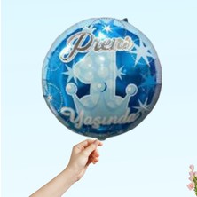 Süsle Bebek ve Parti Prens 1 Yaşında Folyo Balon - 45cm