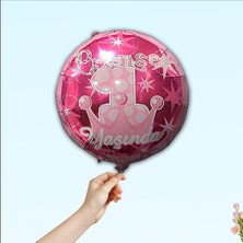 Süsle Bebek ve Parti Prenses 1 Yaşında Folyo Balon - 45cm