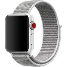 Gregoss Apple Watch Seri 2,3,4,5,6,se,7  Uyumlu  38/40/41 mm Spor Loop Kumaş Hasır Kordon