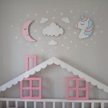 Işıklı Toplar Türkiye Çocuk Odası Dekoratif Ahşap Set Gece Lambası Ledli Aydınlatma