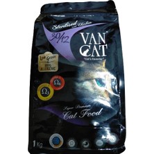 Vancat Sterilised Tavuklu Kısırlaştırılmış Kedi Maması 1 kg