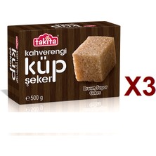 Takita Kahverengi Küp Şeker 500 gr X3