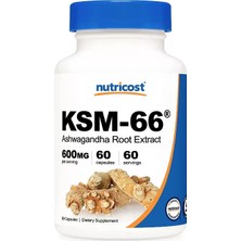 Nutricost Ksm-66 Root Extract 600mg, 60 Veggie Caps – High Potency 5% Withanolides – With Bioperine