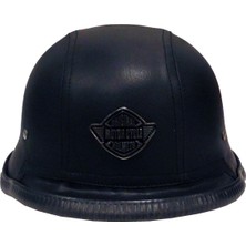 Tex 130 Deri Kaplı Miğfer Kask - L