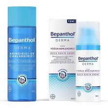 Bepanthol Derma Arındırıcı ve Canlandırıcı Günlük Yüz Temizleme Jeli 200 Ml+Bepanthol Derma Yoğun Nemlendirici Gece Bakım Kremi 50 ml