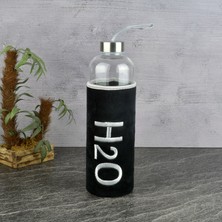 Tohana H20 Peluş Kılıflı Cam Matara 1000 ml