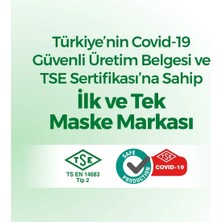 Evony Siyah Yumuşak Elastik Kulaklı Maske 100 Adet