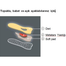 Pedag 121 Pedag Lady Metatars Destekli Taban Astarı 35-41