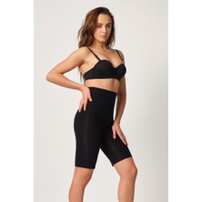 Emay Siyah Emay 2923 Yüksek Bel Karyokalı Paçalı Lazer Korse