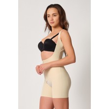 Emay Ten Emay 2834 Göğsü Açık Ferumalı Tül Popo Boy Lazer Korse