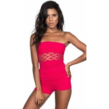 Emay Fuşya Emay 5035  Straplez Atlet Korse