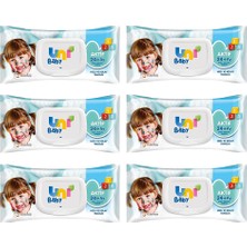 Uni Baby Islak Mendil Aktif 24+ Ay 6 x 72'li (432 Yaprak)