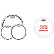 Evans EPP-EC2SHDD-F Deri Seti 10+12+14+14 EC2S Tom Clear Ringli+Hd Dry